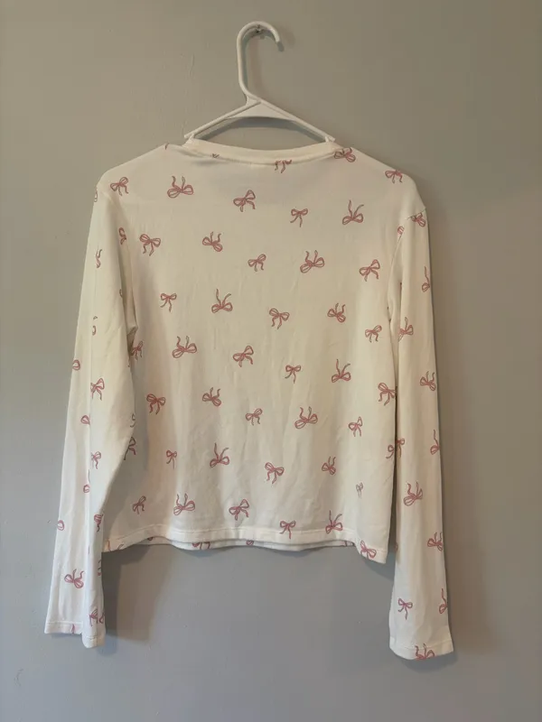 Hollister Bow White Top - Image 2