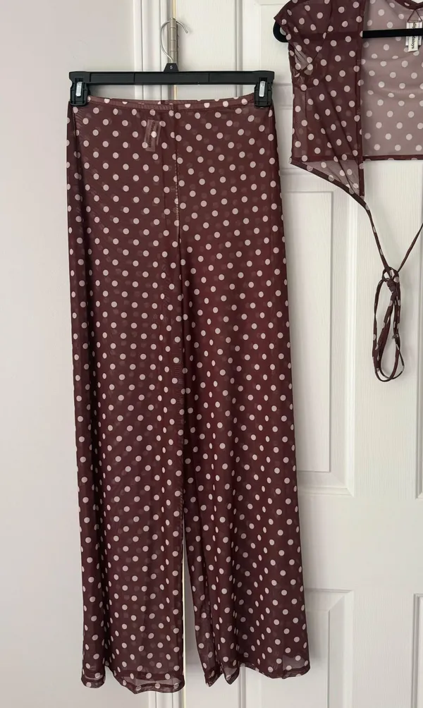 Dippin’ Daisy’s That Girl Sheer Mesh Matching Pants Set, Size S - Image 5
