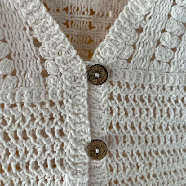 Rebellion Again Crotchet Crop Top- Size XS - Image 5