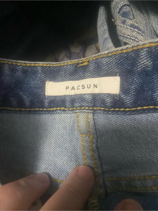 PacSun womens Light Blue Denim Jeans - Image 2