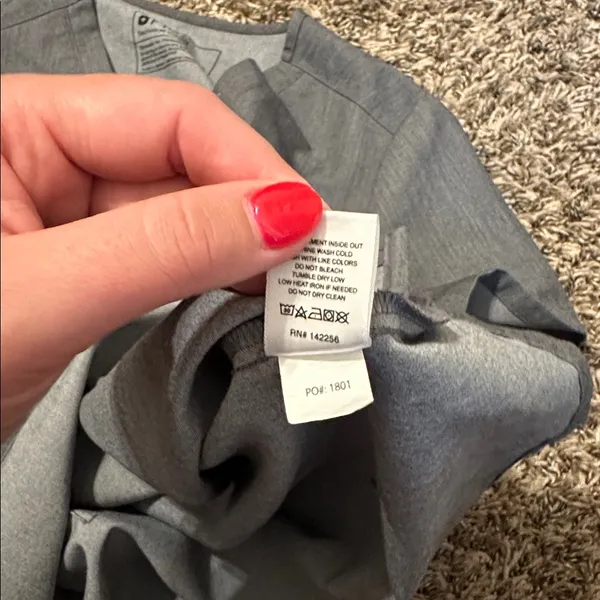 Figs Catarina Grey Scrub Top XS - Image 4