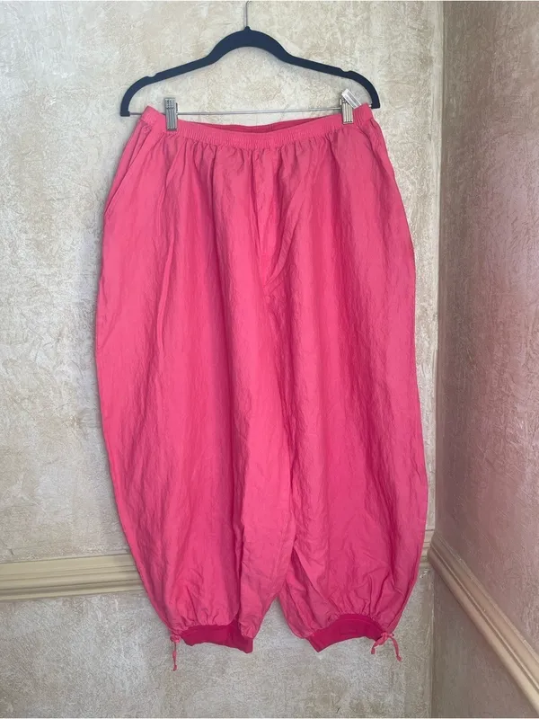 New FP Movement Pink Baloon Joggers - Relaxed Fit Athleisure Lounge Pants Sz M - Image 3