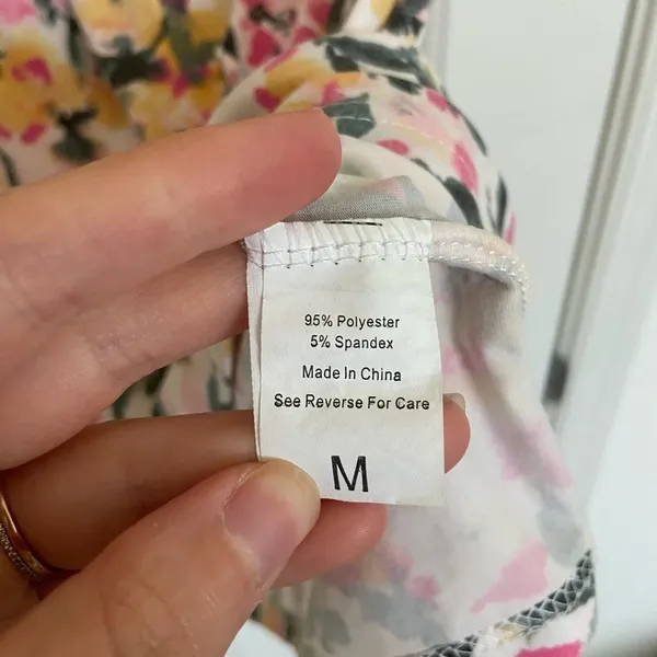 EUC‎ | Joan Vass women’s patterned lace decorated top — medium - Image 4