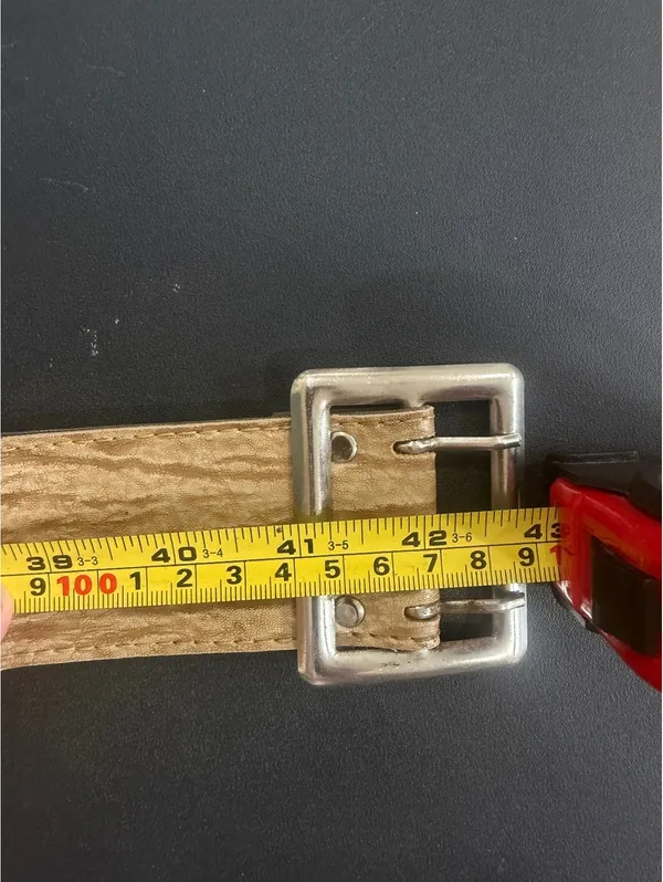 Brazilian Light Brown Braided buckle belt - Image 5