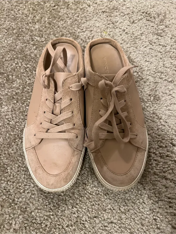 Vince Kess Backless leather and suede sneaker‎ 7 - Image 9