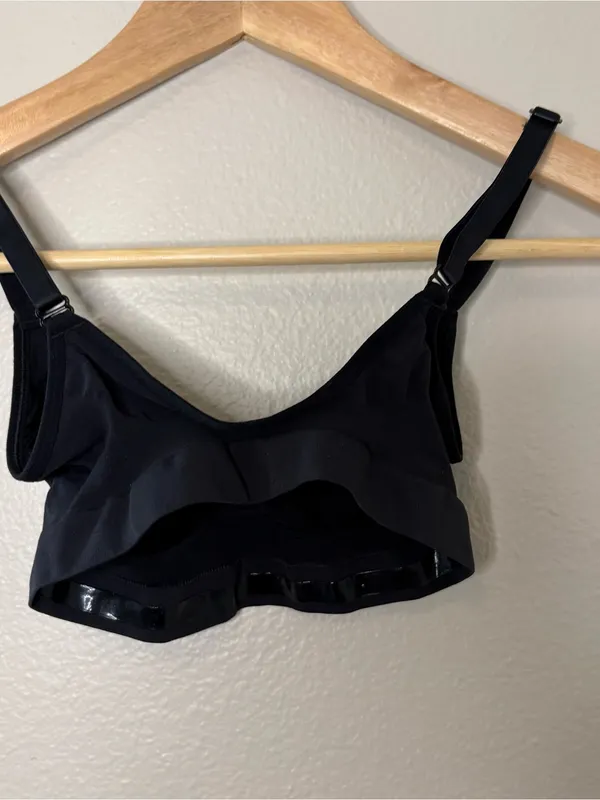 skims seamless sculpt black bra bralette shapewear bodywear xxs/xs women casual - Image 3