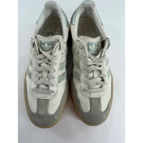 Adidas Samba XLG Wonder White Sage Green Gum Platform Sneakers IG1947 Womens 8.5 - Image 3