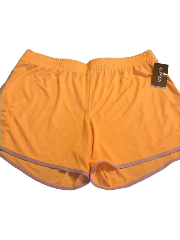 Zelos Low Impact 4.5” Athletic Shorts, Melon and Purple, Size 1X NWT - Image 3
