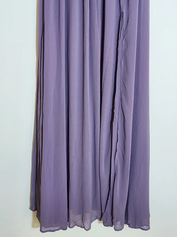 Lulus Low Cut Light Purple Formal Maxi Dress Size Small NWT Wedding Guest Prom - Image 5