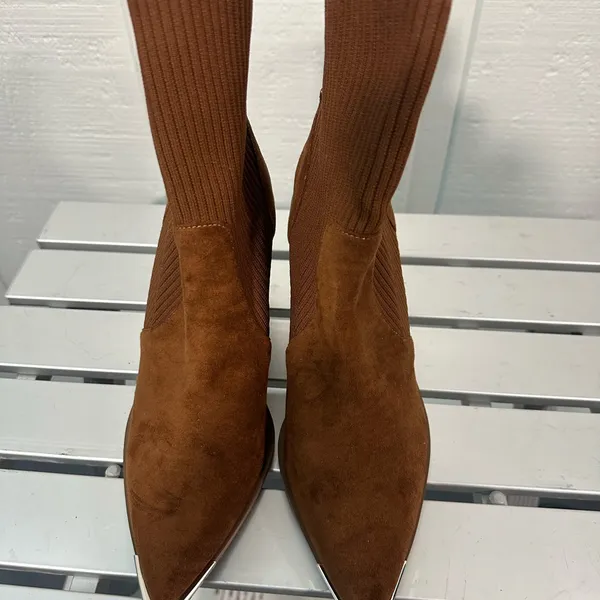 Steven by Steve Madden Reeve Suede Sock Booties Size 8 M NWOT - Image 2