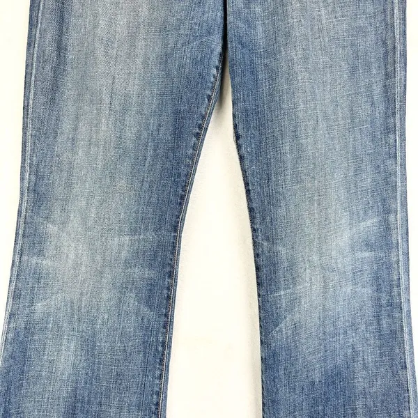 Abercrombie Ezra Fitch Women's Vintage Y2K Low Rise Bootcut Jeans Size 30 USA - Image 4
