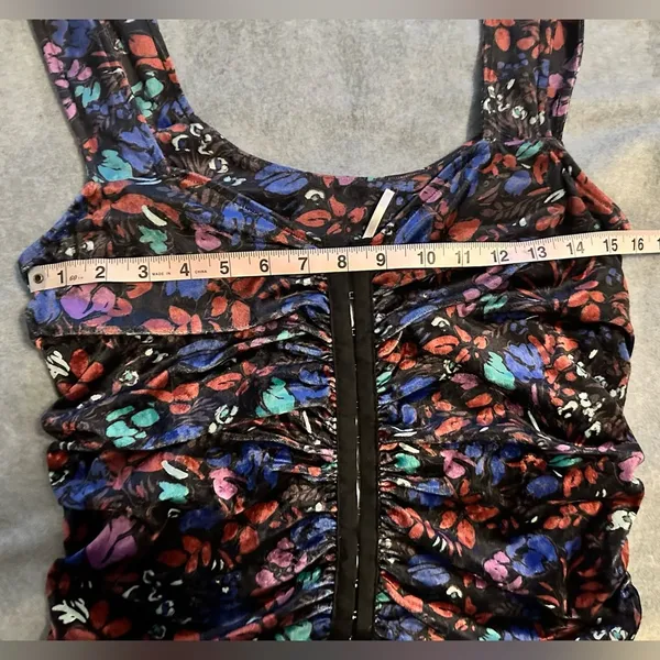 Free People velvet corset top black size L - Image 3