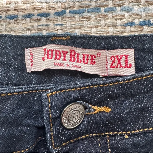 Skinny Jeans 2XL Plus Dark Wash High Rise Stretch Curvy Jean - Image 7