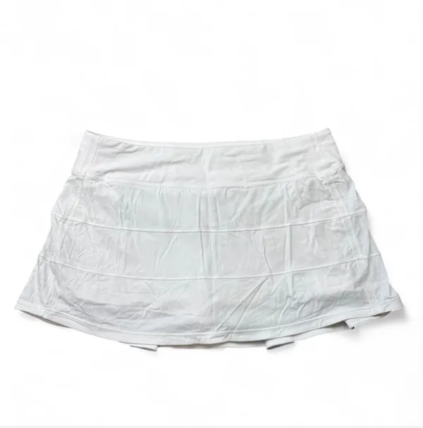 Lululemon Pace Rival Skirt White Size 10 - Image 3