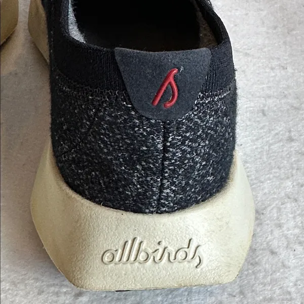 Allbirds Wool Tree Dasher Sneakers in Heathered black size W8 - Image 6