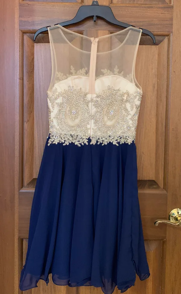 PromGirl Formal Blue Homecoming Dress - Image 2