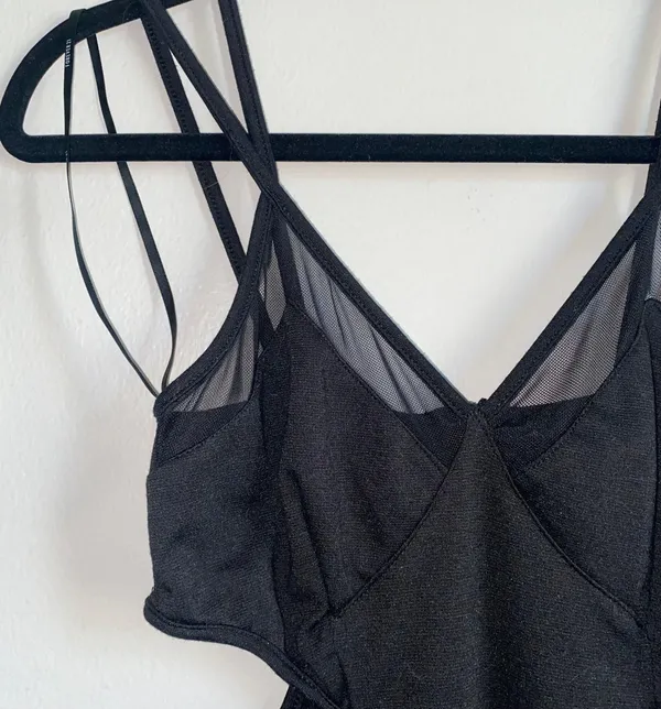 Mesh Cutout Mini Dress - Image 7