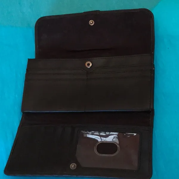 Leather Wallet Black - Image 3