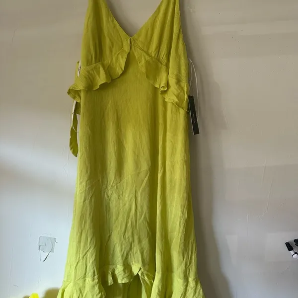 Lulu's Vibrant Lime High-Low Dress - Image 2