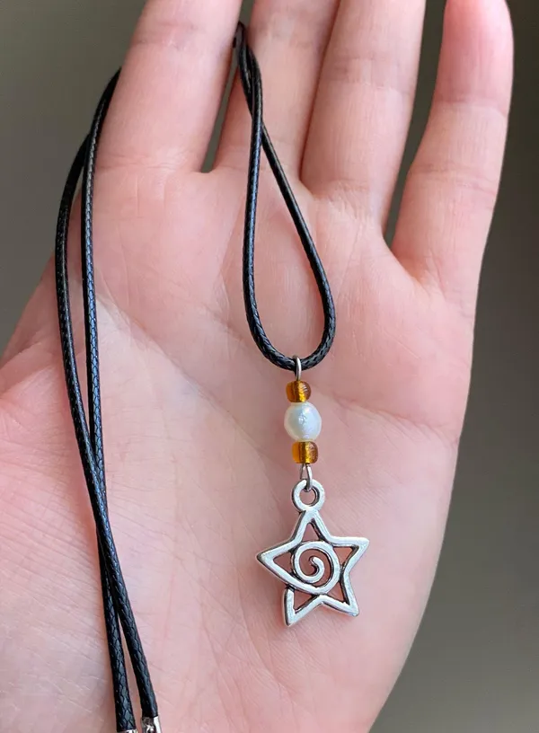 grunge y2k cute star swirl necklace💫🌀 - Image 4