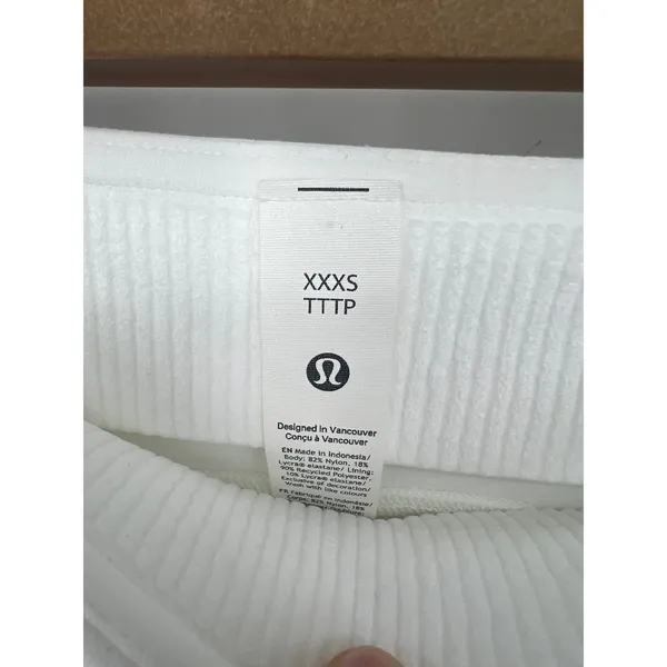 Lululemon Define High-Rise Wide-Leg‎ Pant Luon White XXXS NWT - Image 12