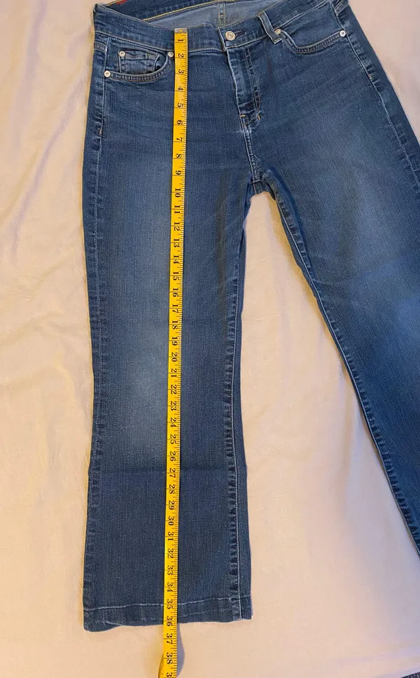 7 For All Mankind Dojo Wide Leg Jeans - Image 4