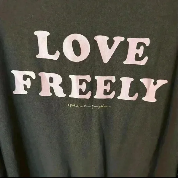 Spiritual Gangster Love Freely Old School Pullover Sweatshirt Size XS - Image 4