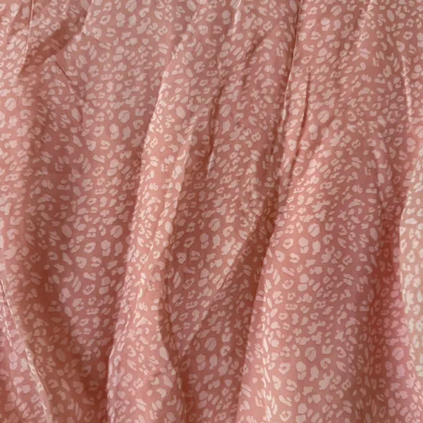 Pink floral‎ dress with ruffles Woman's Size XL - Image 4