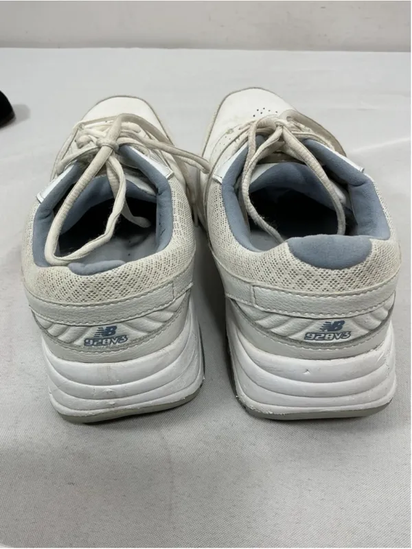 Womans New Balance Lace Up Walking Shoes Size 8.5 White Style #928v3 - Image 3