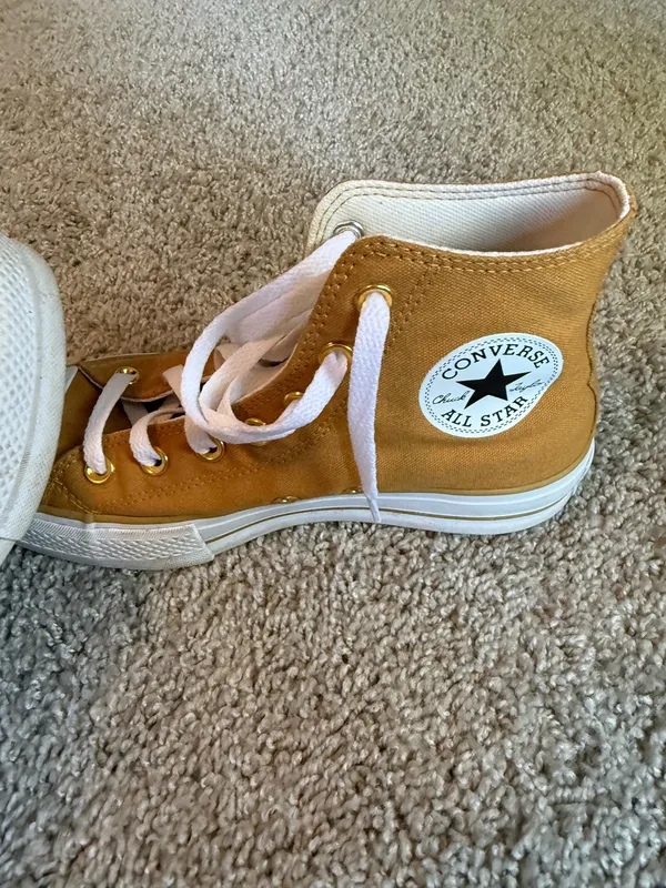 Gold Platform Converse - Image 3
