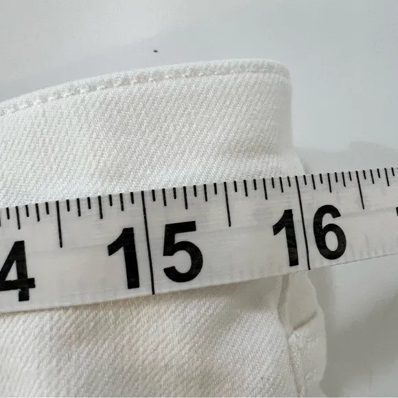 Banana Republic Premium Denim White Skinny Jeans Size 30 Ankle - Image 9