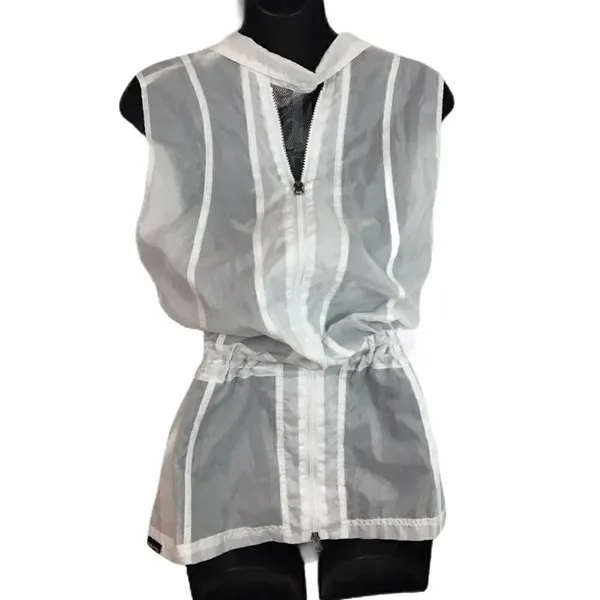 Fabletics Yoga Nylon Sleeveless Zippered Best Jacket Size Small - Image 4