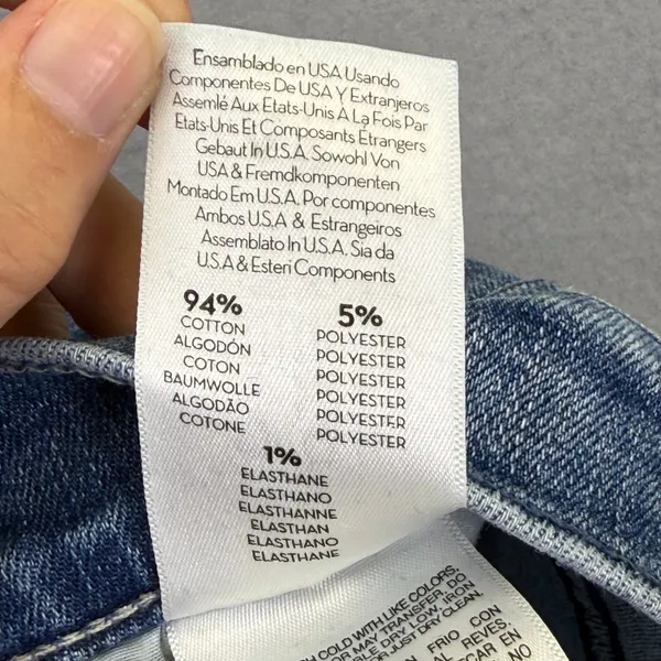 Mother‎ Denim High Rise Straight Leg Blue Jeans Medium Wash Size 28 USA Made - Image 11