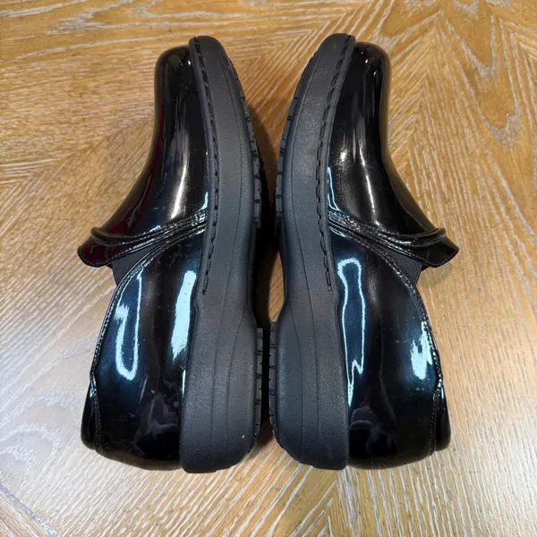 Abeo‎ Gisel Clogs Patent Black Slip On Size 8 - Image 7