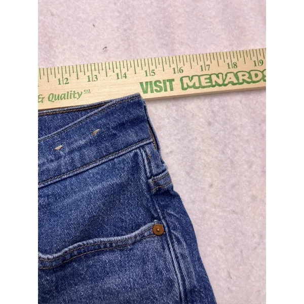 Madewell The Perfect Vintage Jean Women 27 Blue High Rise‎ Straight Leg Denim - Image 6