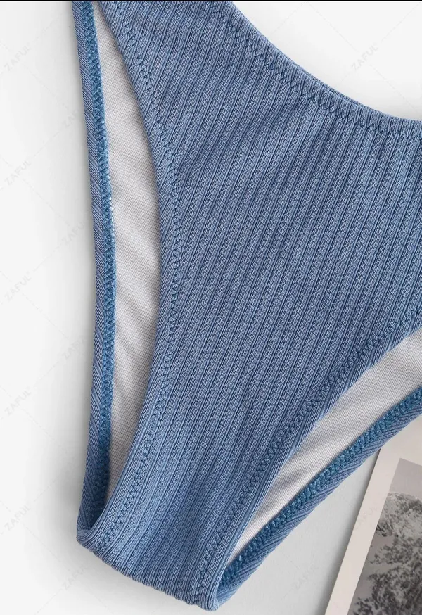 Zaful Blue Bikini Set - Image 4