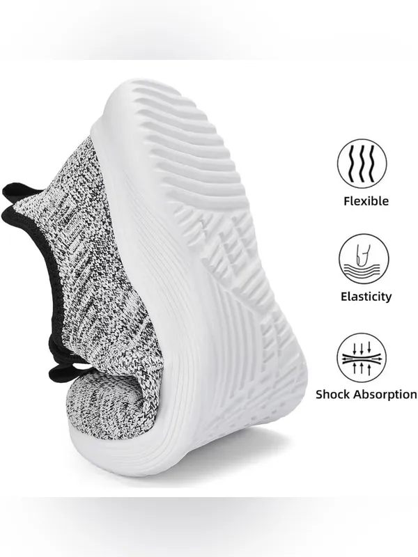 Lamincoa Womens Slip On Walking Shoes Road Running Lightweight Mesh Sneakers - Image 4