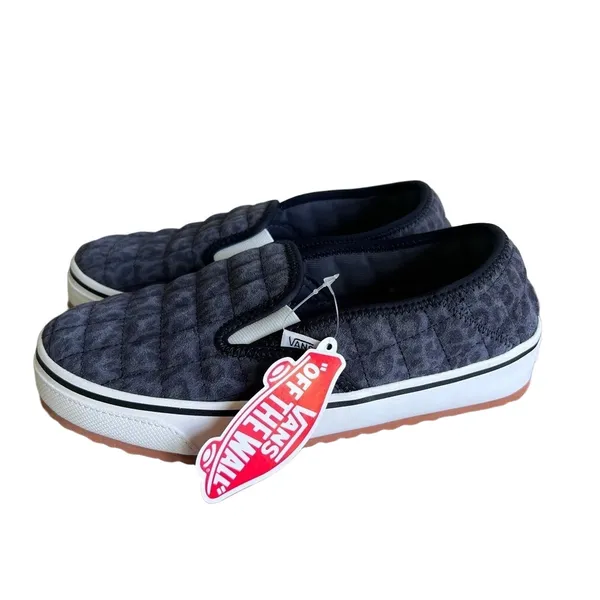 VANS NEW Unisex Slip Er Asphalt Marshmallow Leopard Print Shoe Size 7 or 9 #147 - Image 3