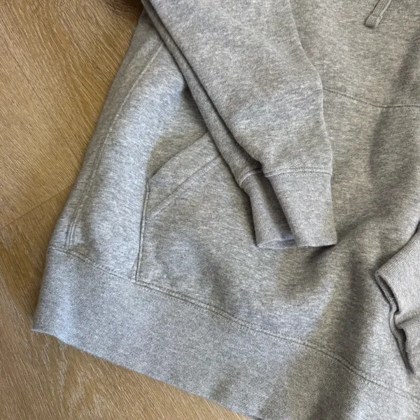 Nike Grey Pull-Over Hoodie Hooded Sweatshirt - Image 2