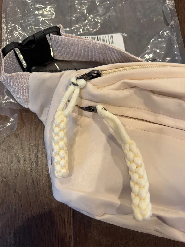 Women’s Cream Waist Bag Sling - Everyday Crossbody NIB - C39-223 - Image 5