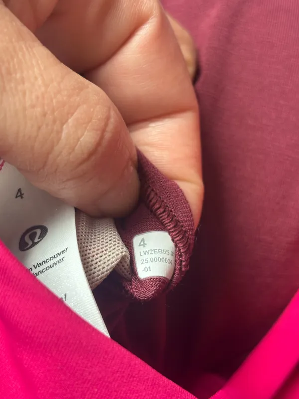 Lululemon Energy Longline Bra *Medium Support, B–D Cups Passionate Size 4 - Image 7