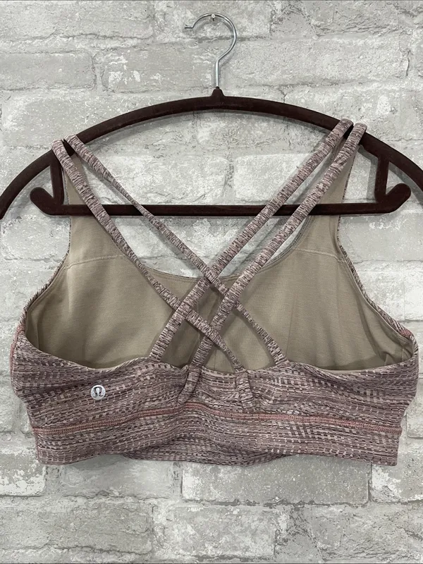Lululemon Energy Bra Arrow Jacquard Antique Bark Copper Coil - Image 3