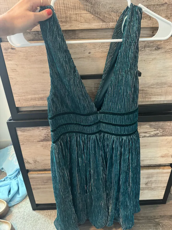 Lulus Smokeshow Metallic Mini Dress - Image 3