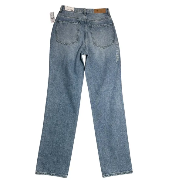 PacSun NWT‎ Dad Jean Light Wash Rhinestone Flower Embellished Size 25 - Image 12