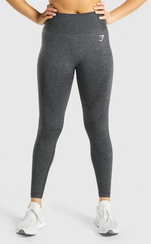 Gymshark Gray Vital Seamless Leggings - Image 4