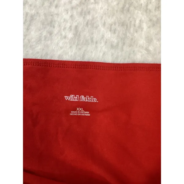 Wild Fable American Football‎ Red Graphic Cami Tank Top XXL New With Tags - Image 4