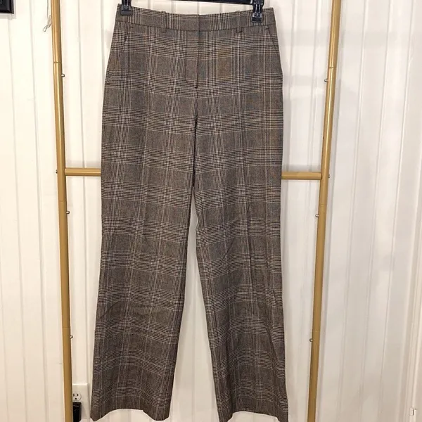 Zara Plaid Gaucho Pants - Image 3