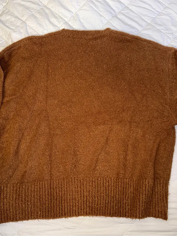 Efan Chestnut Crewneck Sweater Brown Size XL - Image 4