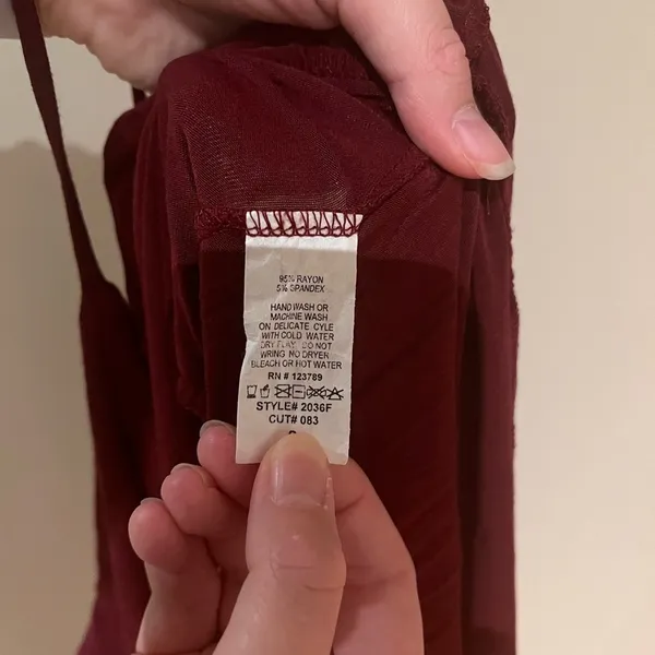 Alya Maroon Halter Dress - Image 7