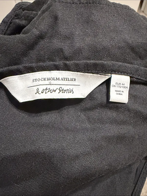 Stockholm Atelier & Other Stories Black Cami Cocktail Dress - Size 12 - Image 4